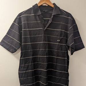 Paul & shark yatching size large black polo shirt